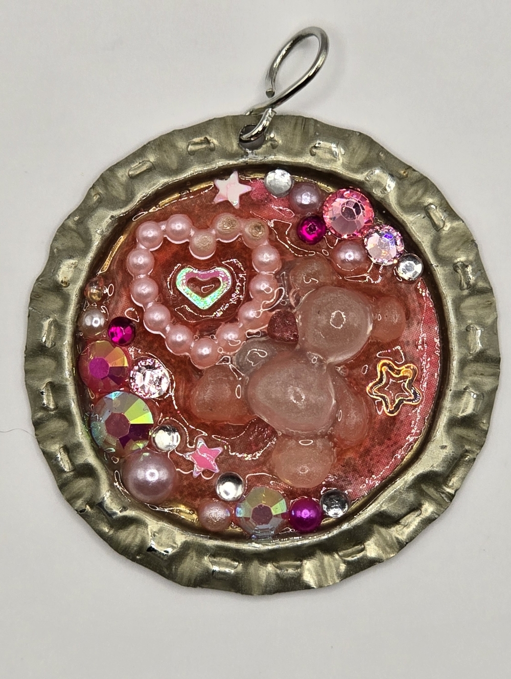 Love You Beary Much Handmade Pendant